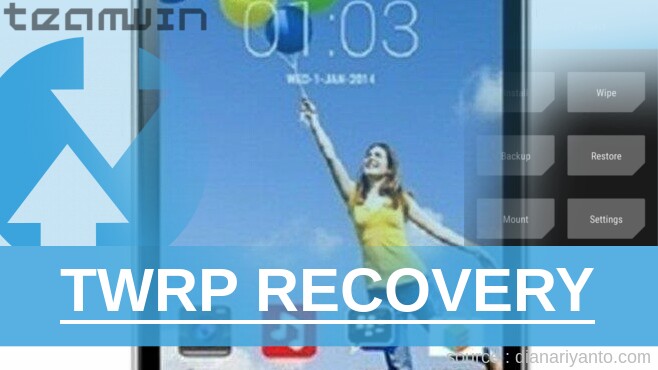 Install TWRP Evercoss A74B Tanpa Komputer