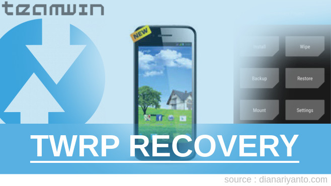 TWRP Recovery Evercoss A7S Tanpa PC