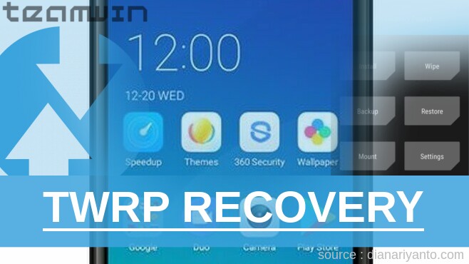 Pasang TWRP Evercoss M50A Max Tested